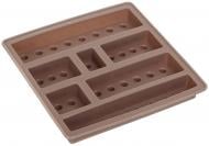 Форма для конфет Smart Kitchen by Flamberg Peach&BrownBlocks на 7 шт коричневый