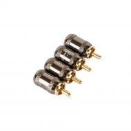 Коннекторы обжимные RCA-4B (1уп.-4 шт.) Kicx