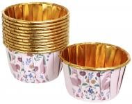 Набор форм для выпекания кексов Smart Kitchen by Flamberg Peach&Brown Easter 12 шт розовый