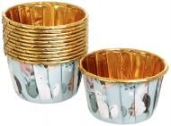 Набор форм для выпекания кексов Smart Kitchen by Flamberg Peach&Brown Easter 12 шт бирюзовый