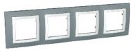 Рамка четырехместная Schneider Electric Unica Basic универсальная белый MGU2.008.858