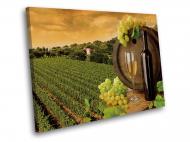Картина Виноградные поля 40x30 см WallArt 54565-1.1 Картина Виноградные поля 40x30 см WallArt 54565-1.1