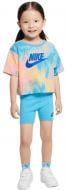 Комплект детской одежды Nike BOXY TEE & BIKE SHORT SET 36K457-F85 р.6X разноцветный