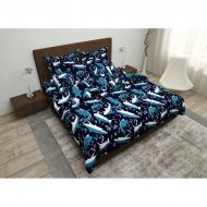 Комплект постельного белья Shark двуспальный разноцветный SoundSleep