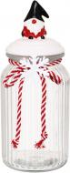 Ємність Excellent Houseware для солодощів Santa 950 мл 11х26 см в асортименті