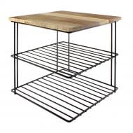 Полка Arino Ultra сталь/дерево 70007