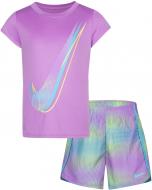 Комплект детской одежды Nike AOP SPRINTER SHORT SET 36K566-P3R р.6 фиолетовый