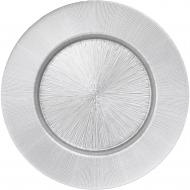 Блюдо Dekor Cam Focus 33 см серебряный