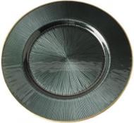 Блюдо Dekor Cam Focus 32,5 см зелений