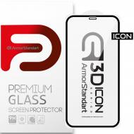 Защитное стекло Armorstandart для iPhone XR/11 (582568) 3D Icon черное