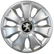 Колпак для колес SKS Peugeot 335 R15" 4 шт. серебряный