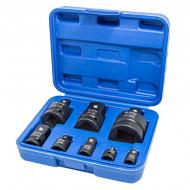 Набор переходников ударных в пластиковом кейсе Forsage 1/4"(F)×3/8"(M)1/2"(F)×3/4"(M)3/8"(F)×1/2"(M)3/4"(F)×1"(M)1"(F)×3/4"(M)3/4"(F)×1/2"(M)1/2"(F)×3/8"(M)3/8"(F)×1/4"(M) 8 шт. F-4089MPB