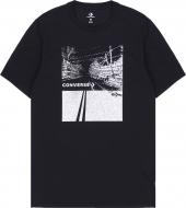 Футболка Converse Roadway Photo Tee 10005913-001 L черный Футболка Converse Roadway Photo Tee 10005913-001 L черный