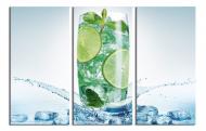 Картина модульная Мохито 150x100 см WallArt 54568-3.3 Картина модульная Мохито 150x100 см WallArt 54568-3.3