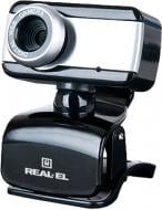 Веб-камера Real-el FC-130 black-grey