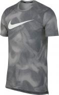 Футболка Nike M NK BRTHE ELITE SS TOP PRINT 891610-027 р.S сірий