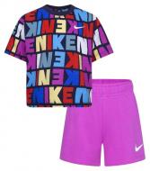 Комплект Nike KNIT SHORT SET 36K551-A9X разноцветный