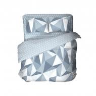 Комплект постельного белья Сrystal двуспальный евро серый SoundSleep