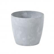 УЦЕНКА! Горшок Ламела MAGNOLIA круглый серый бетон 26,5 л (9702077) (УЦ №2552)