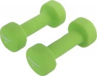 Гантелі Energetics Neoprene Dumb Pairs 106225-2,0 Neoprene Dumbbells 2x2 кг зелений