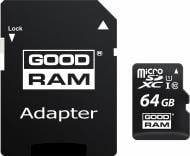 Карта пам'яті Goodram microSDXC 64 ГБ Class 10UHS-I (607703 ) SD adapter