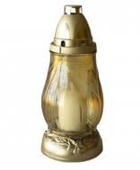 Лампада кругла скляна (28 годин), h 245 мм