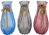 Ваза стеклянная Viva Jewel 18 см в ассортименте