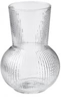 Ваза стеклянная Viva Mono 17 см прозрачная