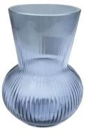 Ваза стеклянная Viva Mono 17 см серая