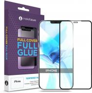 Защитное стекло MakeFuture для Apple iPhone 13/13 Pro (875797) Full Cover Full Glue Black