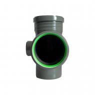 Крестовина канализационная угловая ASG 2ПЛ 110/110/50 87,5° (левая) (6543025)