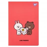 Тетрадь для записей YES с высечкой Line Friends