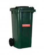 Бак для мусора с крышкой Expert 120 л зеленый Бак для мусора с крышкой Expert 120 л зеленый