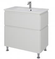 Тумба на ножках Aquarius Modena 100 см с умывальником белая