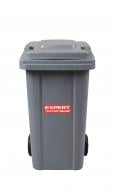 Бак для мусора с крышкой Expert 240 л серый