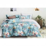 Комплект постільної білизни Flower bouquet сатин сімейний різнокольоровий SoundSleep