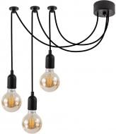 ВИТРИНА! Люстра подвесная Светкомплект Паук EC 203 3x40 Вт E27 черный