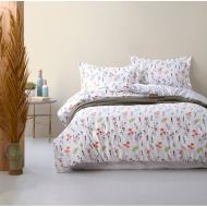 Комплект постільної білизни Spring сатин двоспальний євро різнокольоровий SoundSleep