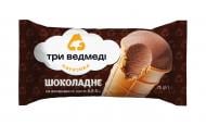 Мороженое Три Ведмеді пломбир шоколадный 75 г