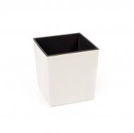 Вазон пластик JUKA квадратний кремовий 11 л Ламела (9745524)