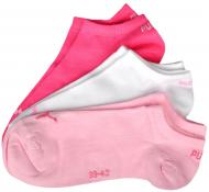 Носки Puma UNISEX SNEAKER PLAIN 3P р. 35-38 красно-розово-белый Носки Puma UNISEX SNEAKER PLAIN 3P р. 35-38 красно-розово-белый