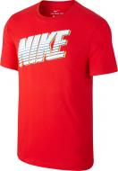 Футболка Nike M NSW TEE NIKE BLOCK CK2777-657 р.M красный