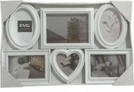 Рамка для фото EVG Inno Zb-6-3250 White Collage 6 6 фото 10x15/10x10/13х18 см белый