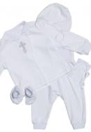 Комплект для крещения Модний Карапуз Комплект крестильный р.62 белый 03-00575