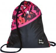 Сумка для обуви Be.Bag Be.Daily Pink Summer Цветы черно-розовая Herlitz