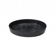 Поддон пластик MAGNOLIA круглый бетон темный Ламела (9716081)