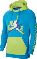 Джемпер Jordan M J JUMPMAN CLSCS LTWT FLC PO CK2852-482 р. M блакитний