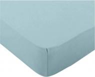 Простынь на резинке 140x200 см серо-голубой Zastelli