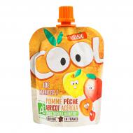 Пюре органическое Vitabio Cool Fruits с яблоком персиком и абрикосом 90 г