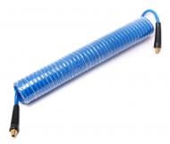 Шланг поліуретановий Partner кручений 8х12 мм х15 м з різьбовими наконечниками 1/4''(для повітря) 15 м Шланг поліуретановий Partner кручений 8х12 мм х15 м з різьбовими наконечниками 1/4''(для повітря) 15 м